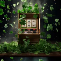 Square image of lucky slot machines
